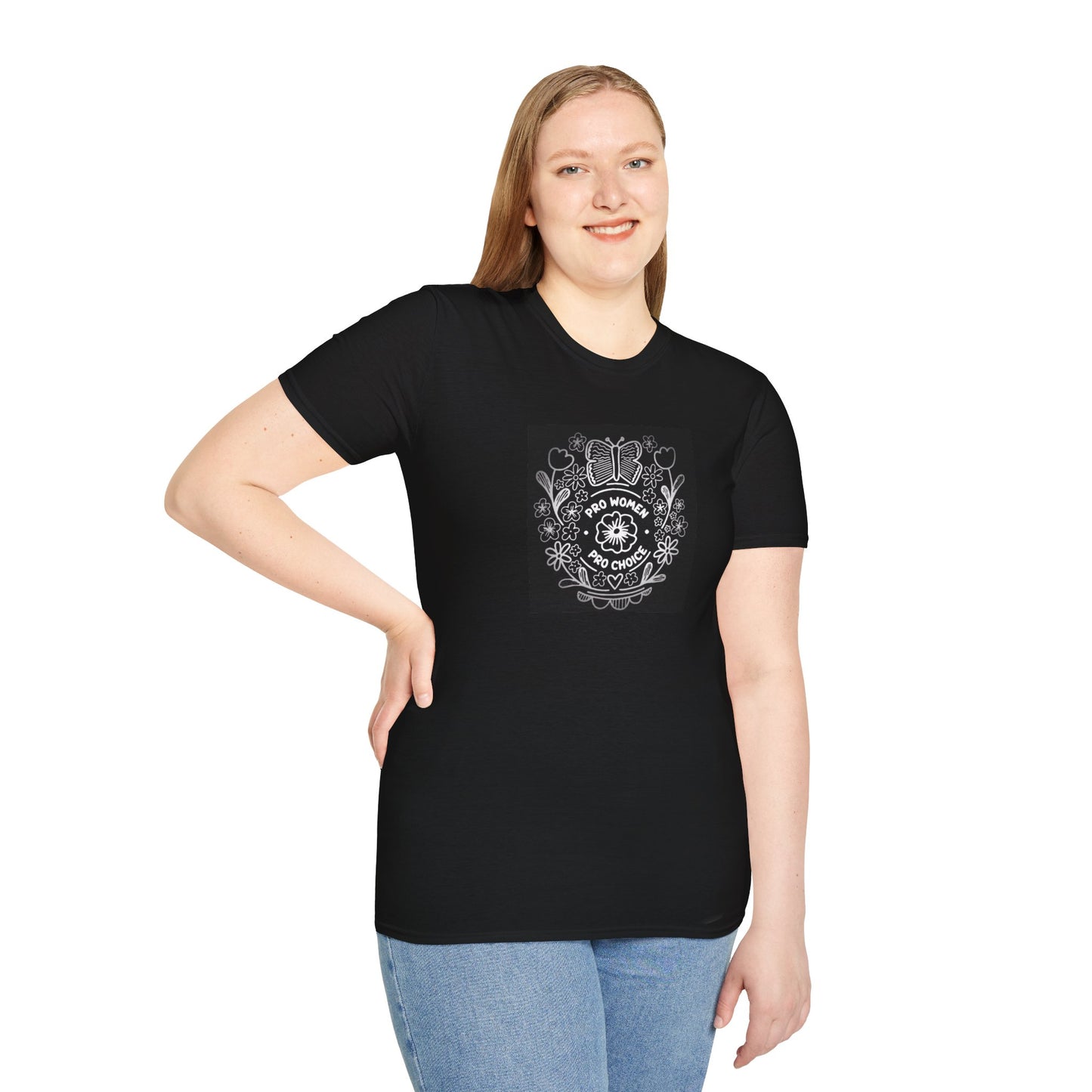 Pro-woman Pro-Choice Unisex Softstyle T-Shirt