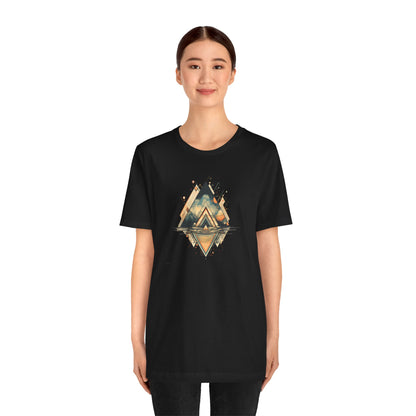 A Pyramid Through a Series of Geometric Patterns - Tee