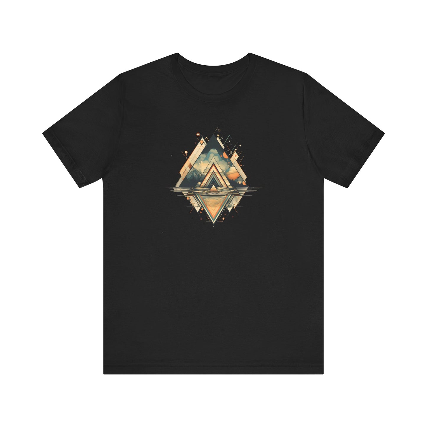 A Pyramid Through a Series of Geometric Patterns - Tee