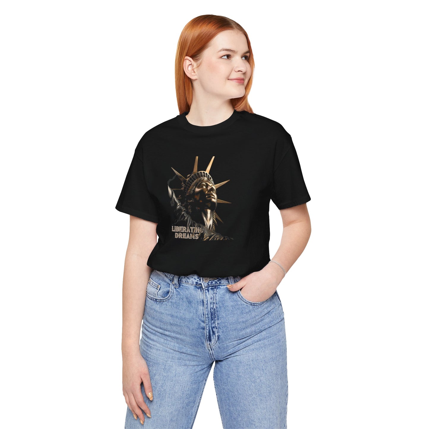 Statue of Liberty - Liberating Dreams - Unisex Jersey Short Sleeve Tee