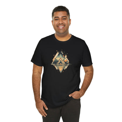 A Pyramid Through a Series of Geometric Patterns - Tee