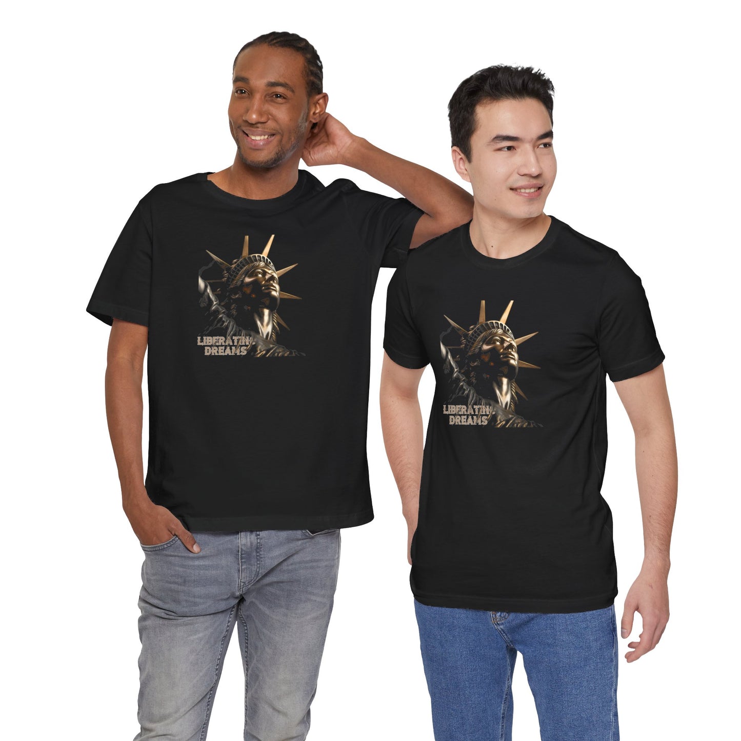 Statue of Liberty - Liberating Dreams - Unisex Jersey Short Sleeve Tee