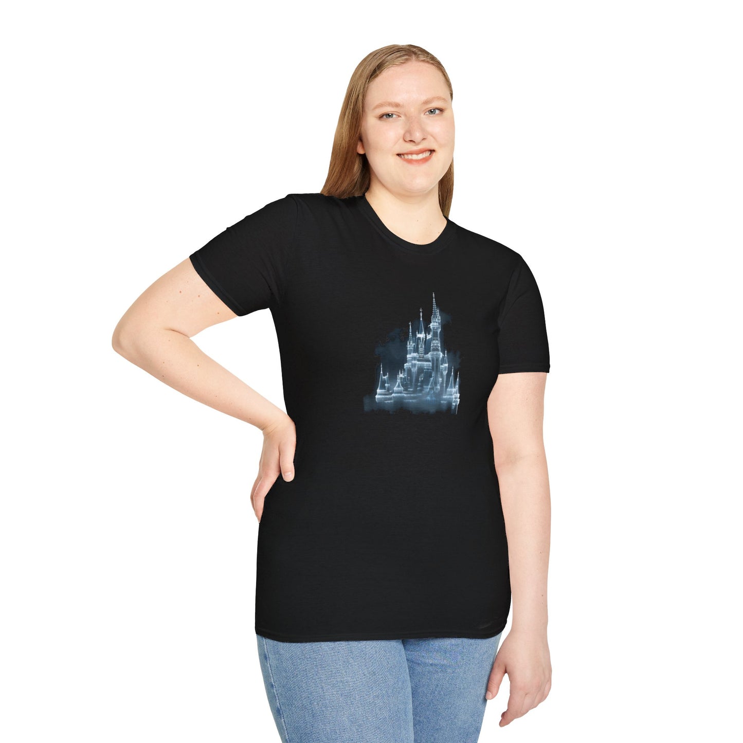 Romanesque Enchantment: Cinderella Castle Magic Kingdom T-shirt