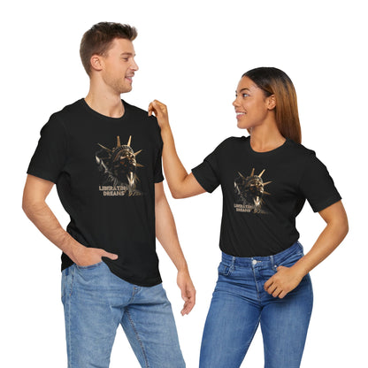 Statue of Liberty - Liberating Dreams - Unisex Jersey Short Sleeve Tee