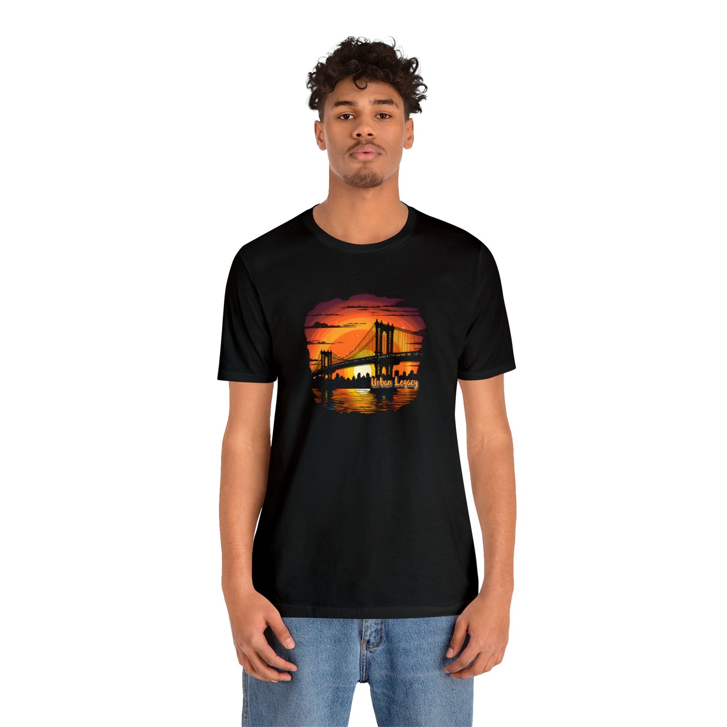 Urban Legacy: Brooklyn Bridge Unisex Jersey Short Sleeve Tee