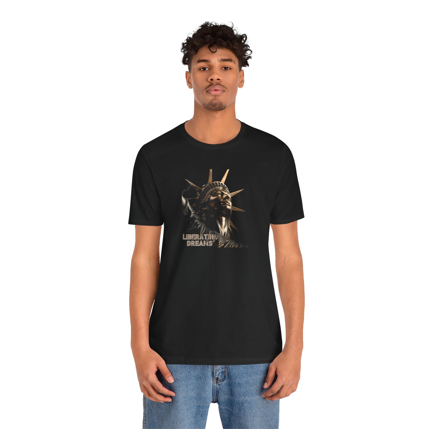 Statue of Liberty - Liberating Dreams - Unisex Jersey Short Sleeve Tee