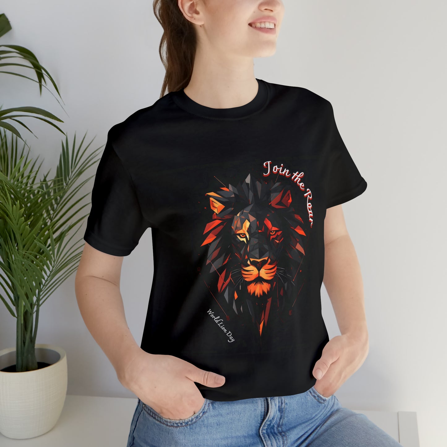 Join the roar - silhouette of a lion