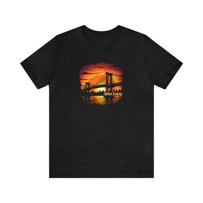 Urban Legacy: Brooklyn Bridge Unisex Jersey Short Sleeve Tee