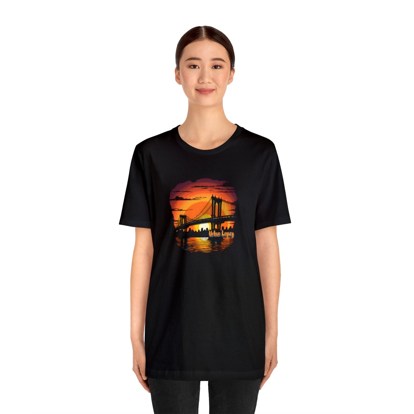 Urban Legacy: Brooklyn Bridge Unisex Jersey Short Sleeve Tee