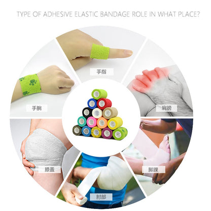 Self-Locking Adhesive Bandage