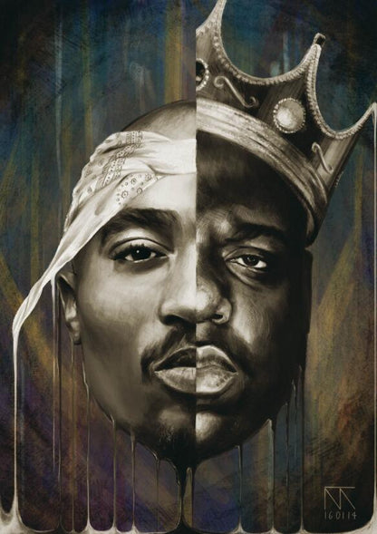 West Coast Hip Hop Tupac Decor