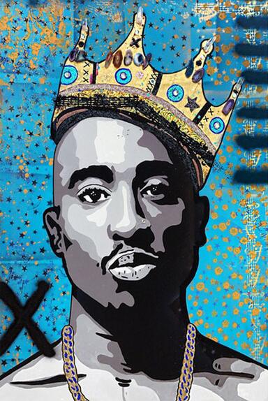 West Coast Hip Hop Tupac Decor