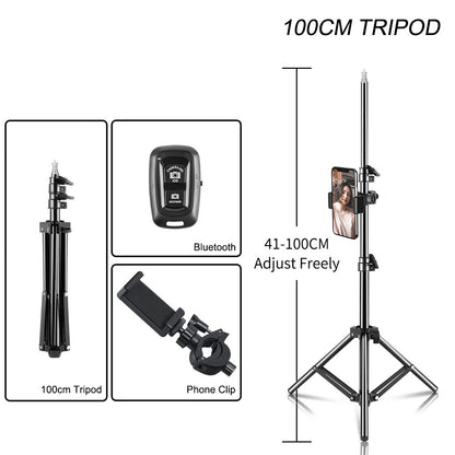 Bluetooth-compatible Light Stand Tripod