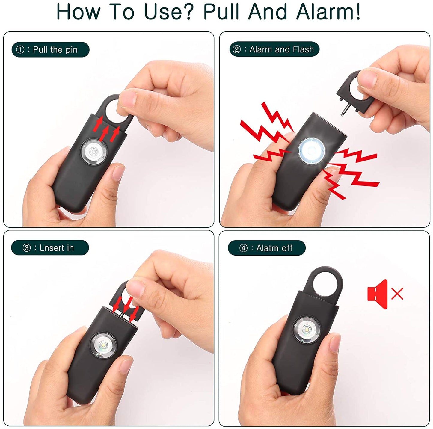 Self Defense Personal Safety Alarm