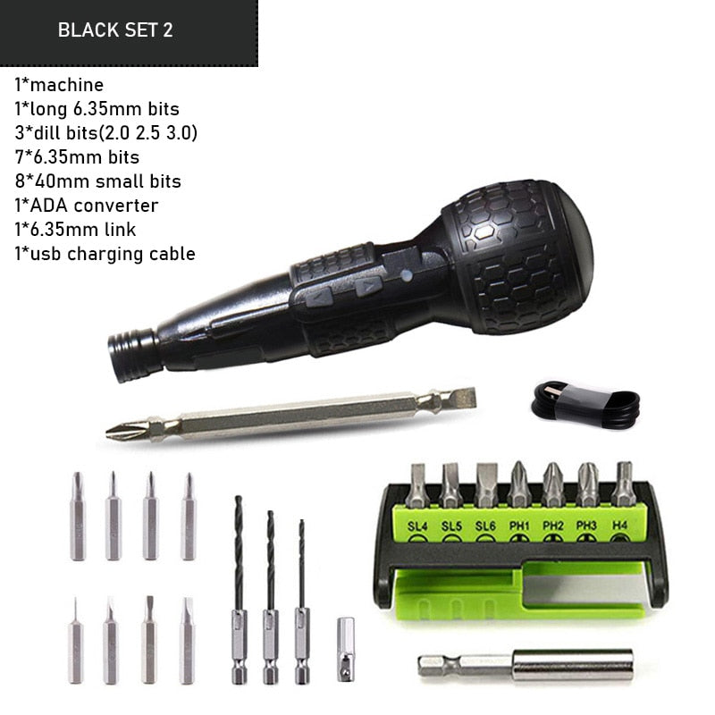 Cordless Electric Mini Drill Screwdriver