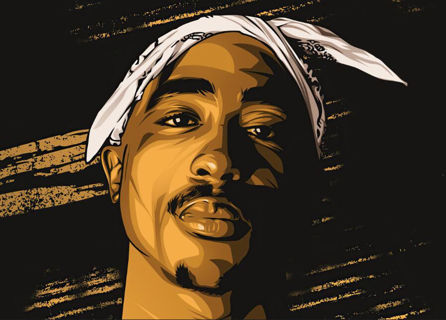 West Coast Hip Hop Tupac Decor