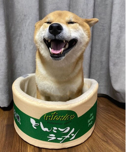 Noodle Cup Dog Bed