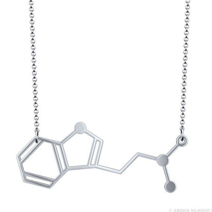 DMT Molecule Pendant Necklace