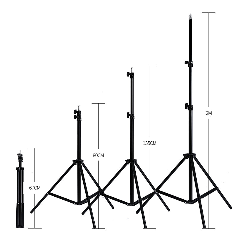 Bluetooth-compatible Light Stand Tripod