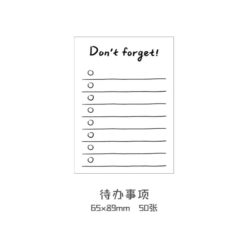 Reminder Sticky Notes to Complete Everyday Office/Home Tasks