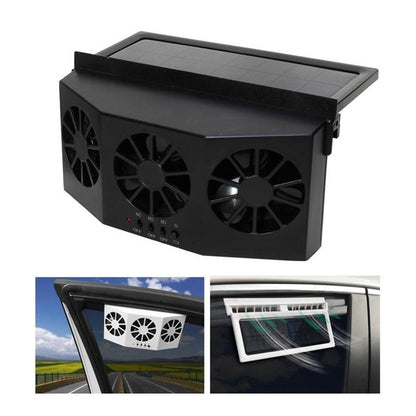 Solar Powered Car Cooler Fan