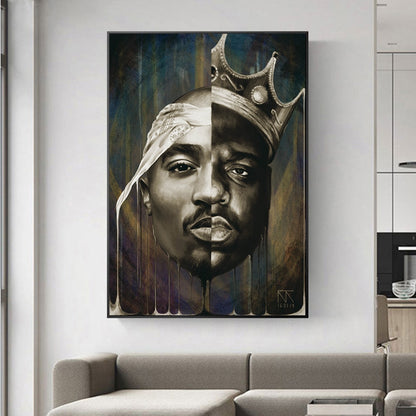 West Coast Hip Hop Tupac Decor