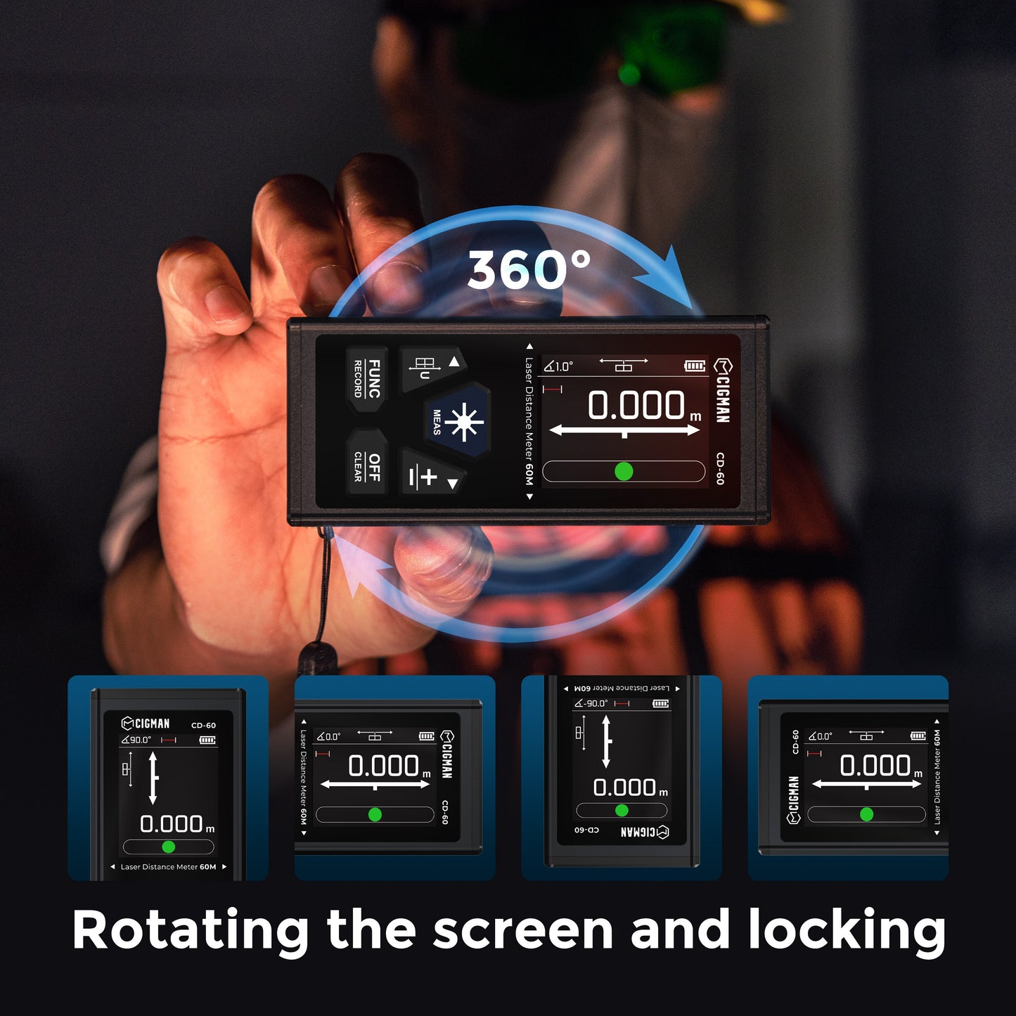 Auto Calibration Dual Laser Distance Meter