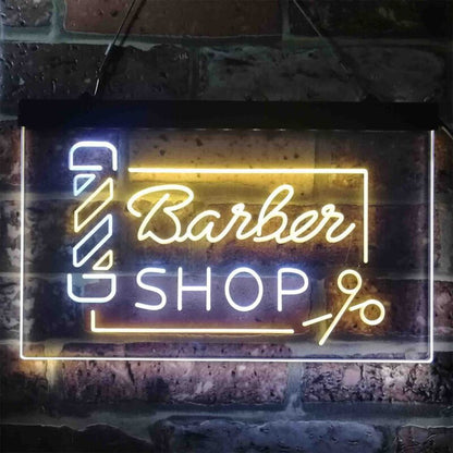 Neon Light Barber Shop Sign