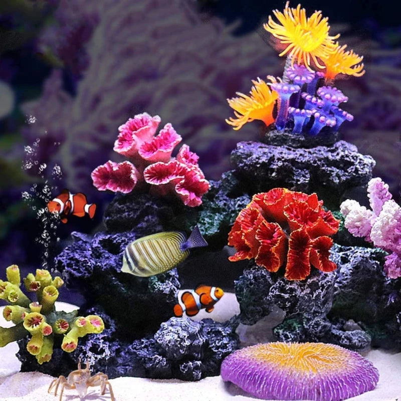 Resin Simulation Coral Reefs for Nightly Meditation