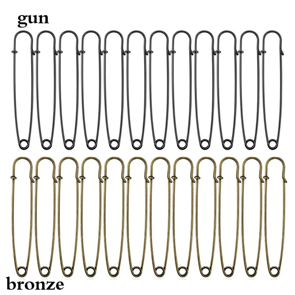 10 Large Safety Pins