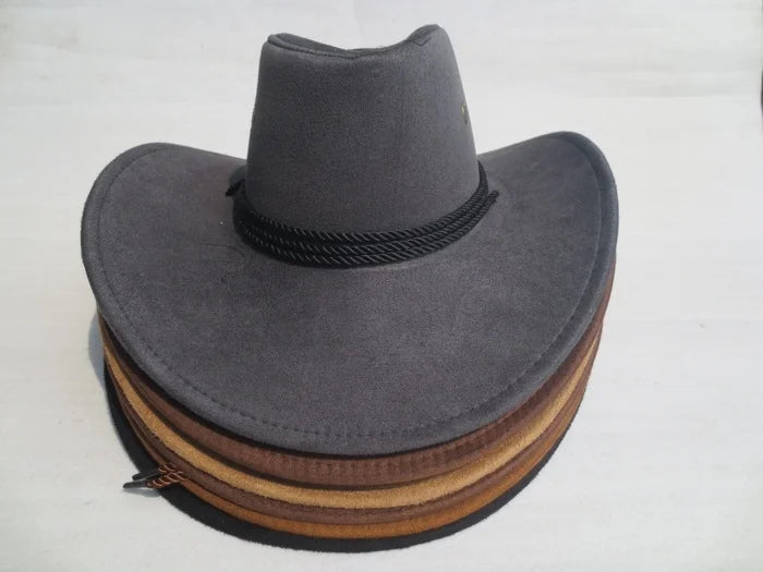 Traditional Leather Fashion Cowboy/Cowgirl Hat