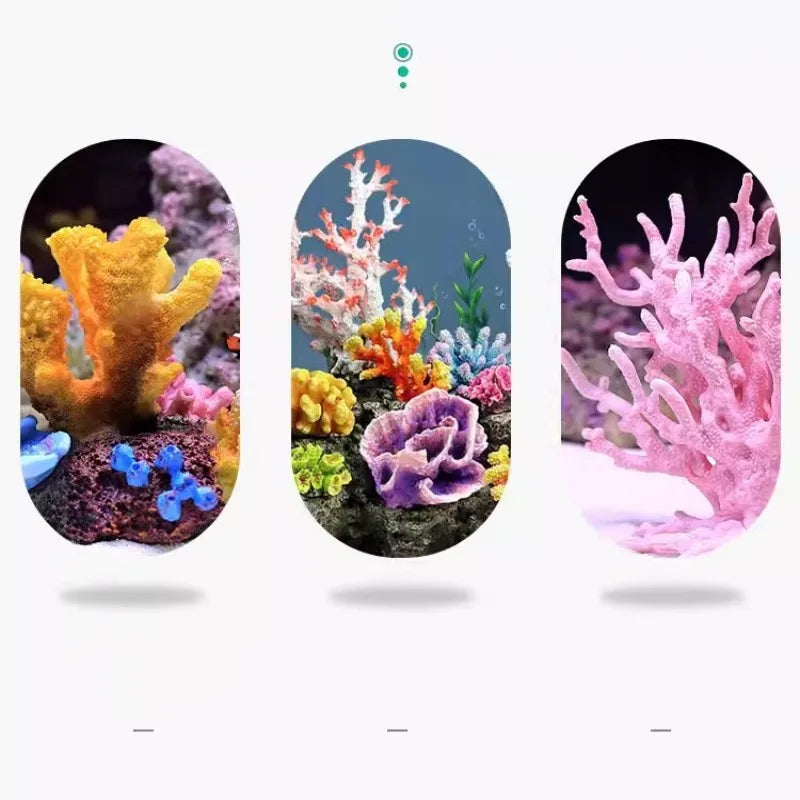 Resin Simulation Coral Reefs for Nightly Meditation