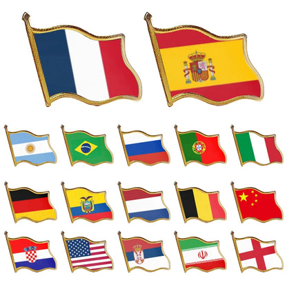 National Flag Pin Of World Countries