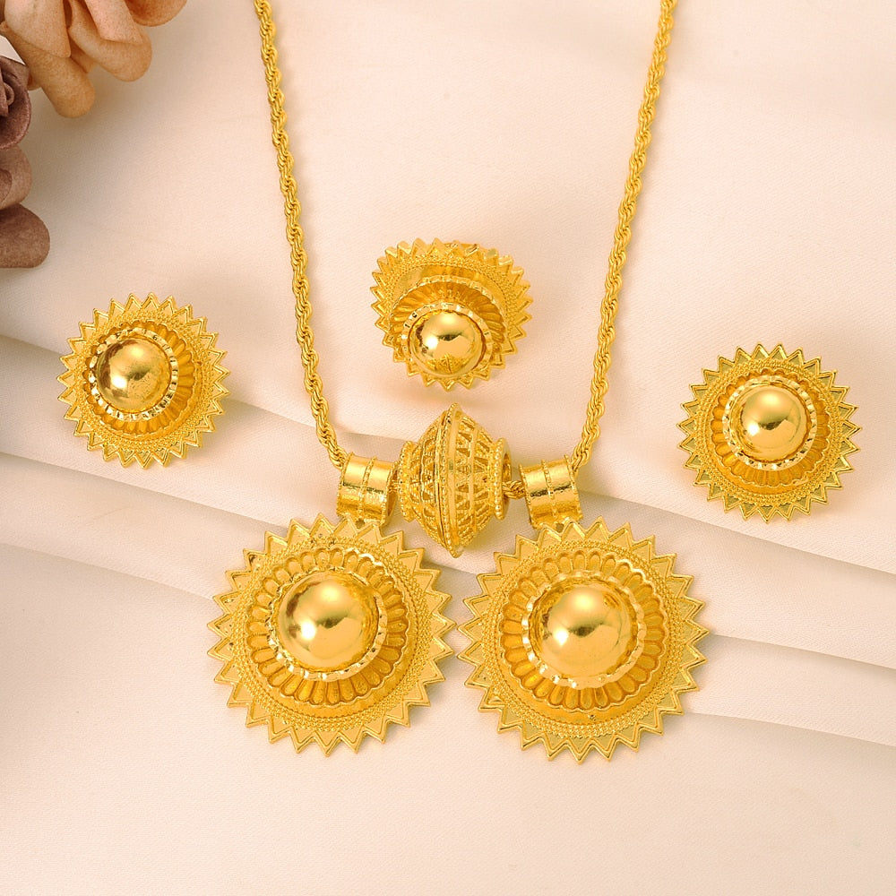 Gold Plate Cultural wedding Jewelry