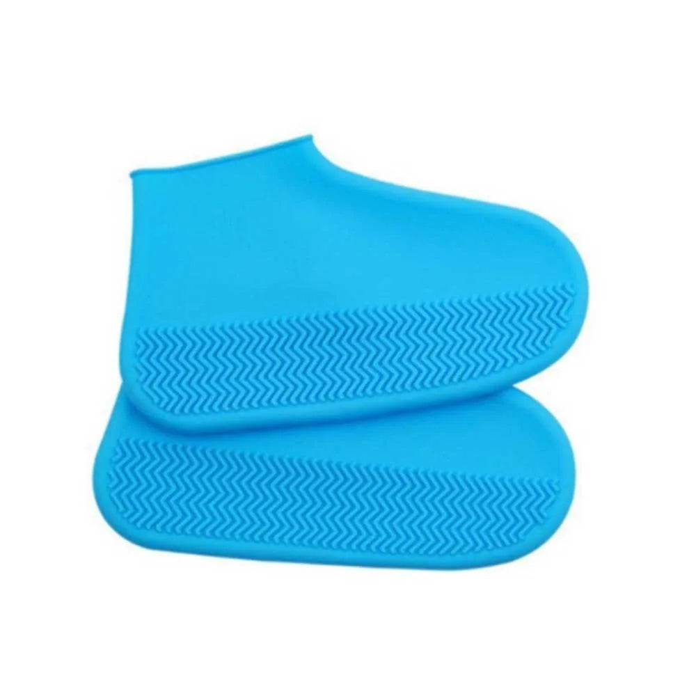 Waterproof Silicone Shoe Covers Non-Slip Rubber Overshoes For Rainy Days Reusable Boot Protectors S/M/L Wet Weather Accessories