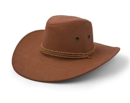 Traditional Leather Fashion Cowboy/Cowgirl Hat