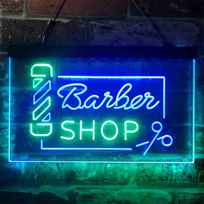 Neon Light Barber Shop Sign