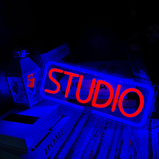 Blue Storm Studio Neon Light LED LIT