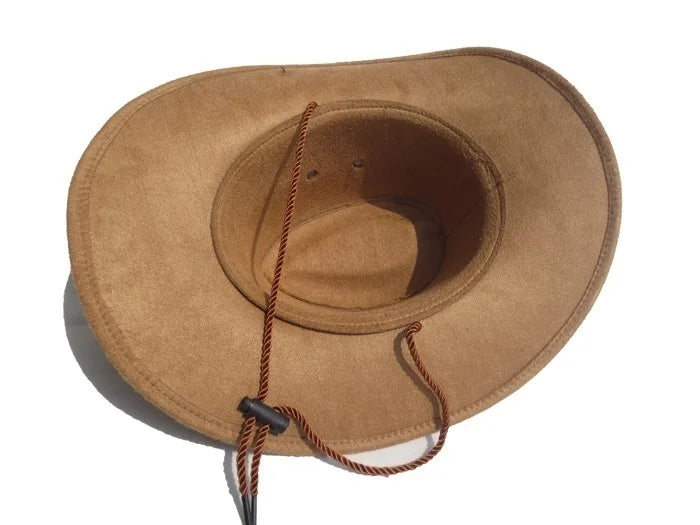 Traditional Leather Fashion Cowboy/Cowgirl Hat