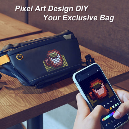 Waterproof Customizable Pixel Art Sling Bag