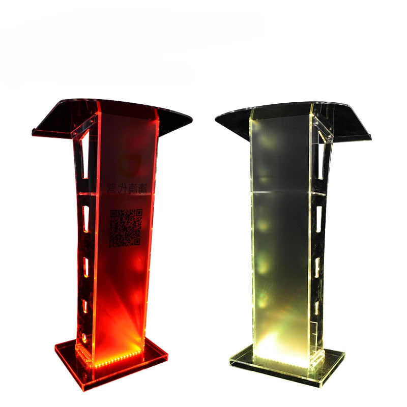 LED Lit Executive Presentation Modern Podium