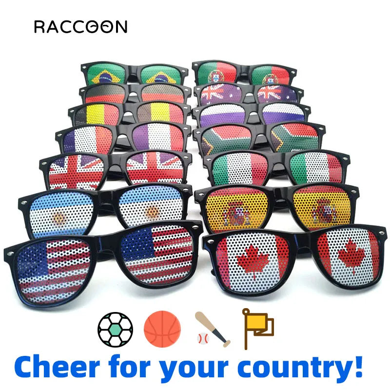 Nations Flag Sunglasses for Big World Events