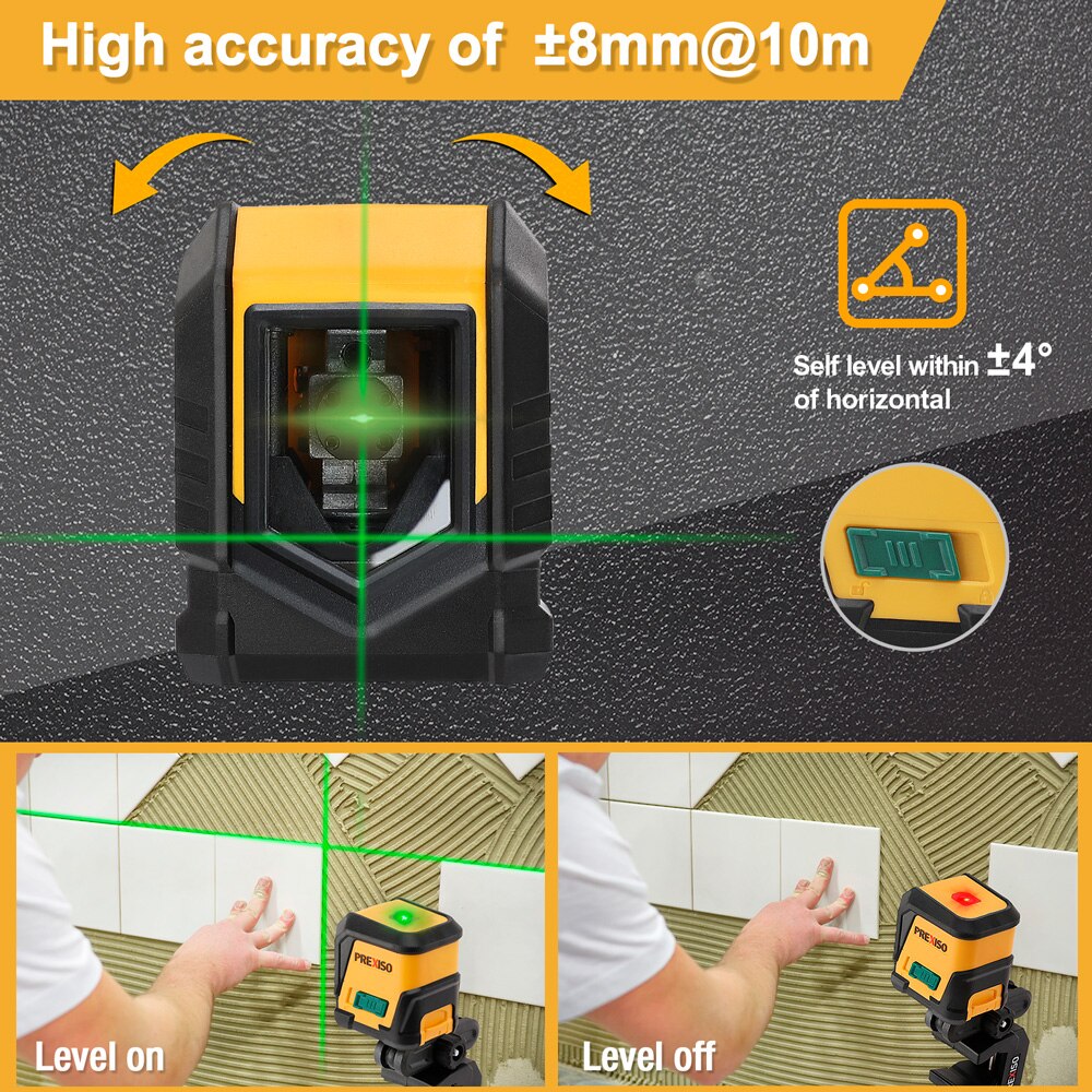 65FT Laser Level Self-Leveling Cross