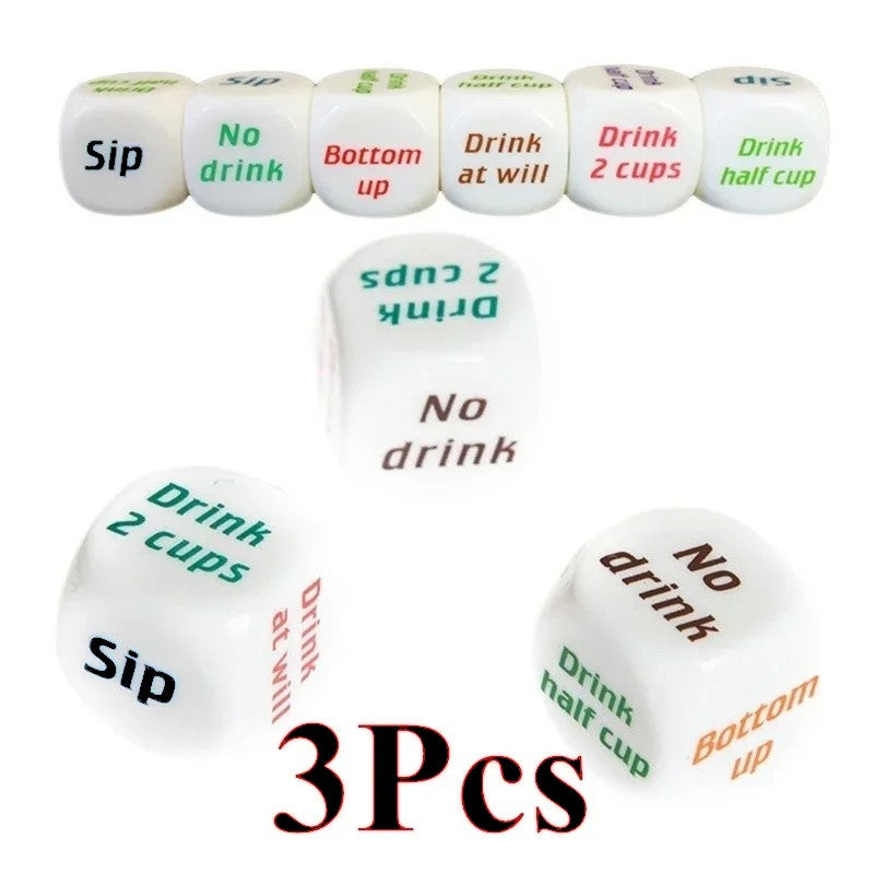 3pcs Drinking Dice Game