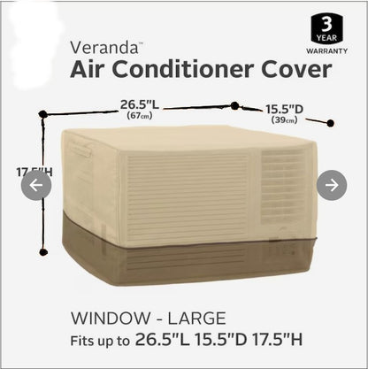 Classic Accessories Veranda 34-in W x 30-in Exterior AC Cover