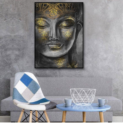 Oil Painting Living Room Poster