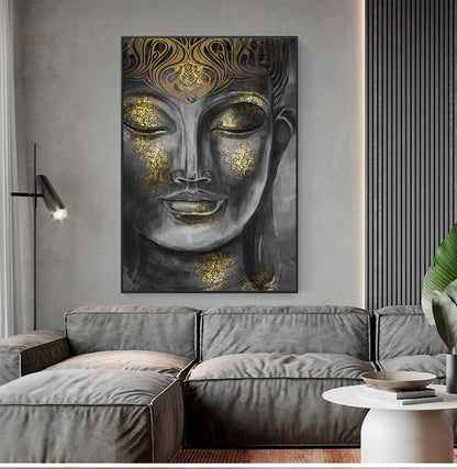 Oil Painting Living Room Poster