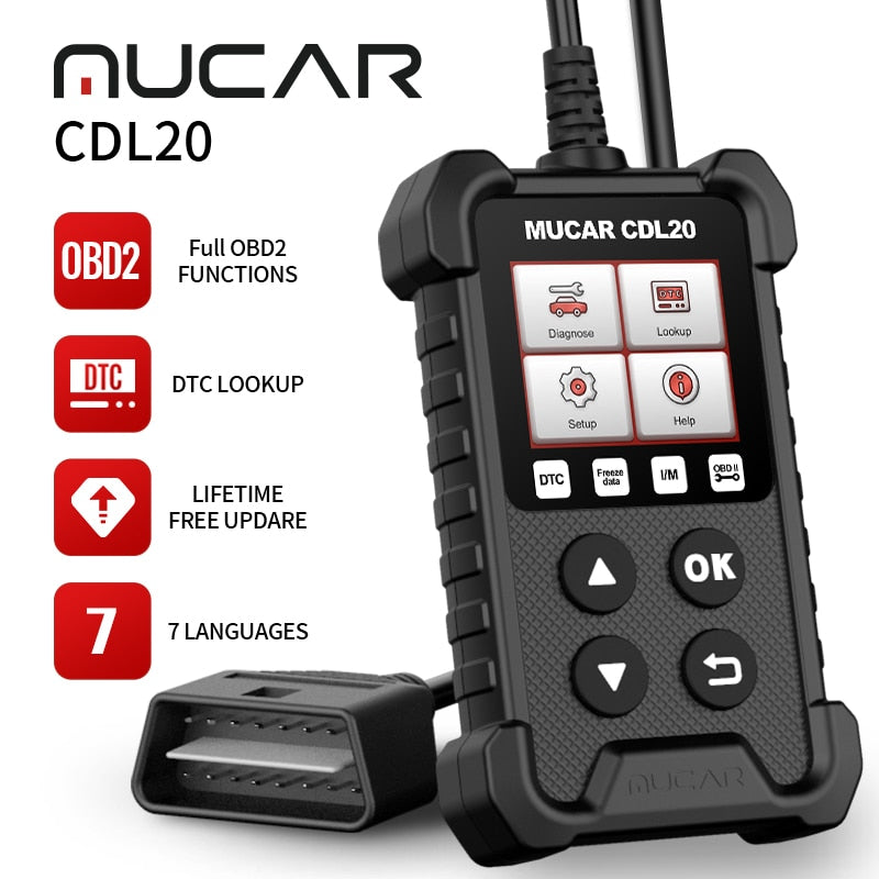 MUCAR CDL20 OBD2 Auto Diagnostic Scanner