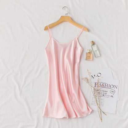 Women Silk Slip Nightdress