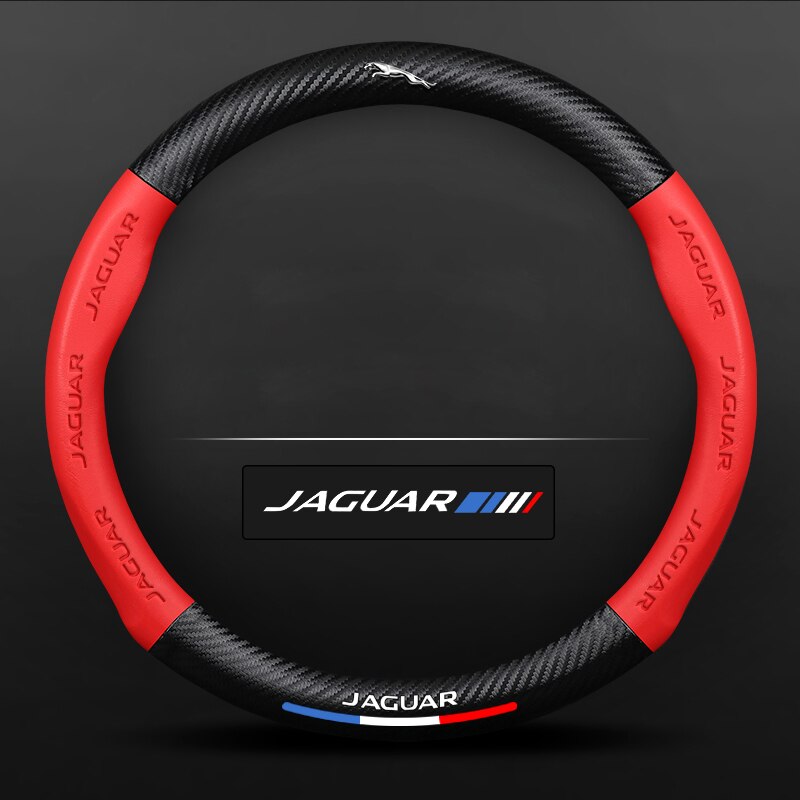 Carbon Fiber Leather Steering Wheel Cover